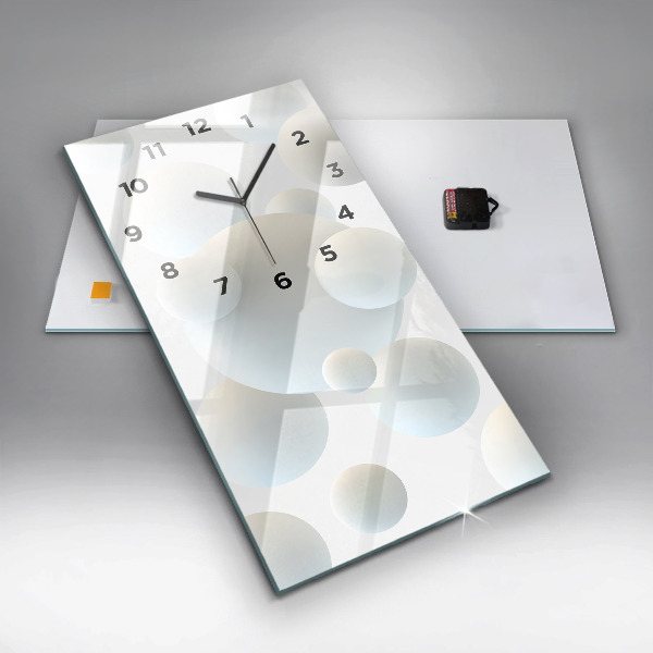 Reloj vertical Pelotas abstractas - espejomat.es
