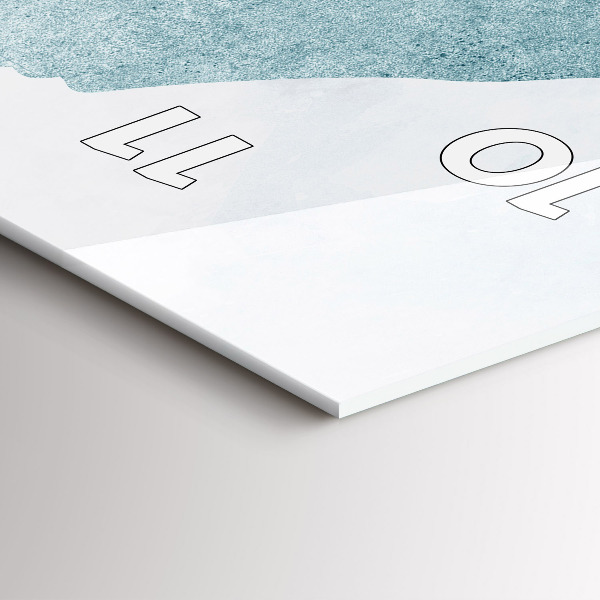 Reloj vertical Ballena abstracta - espejomat.es