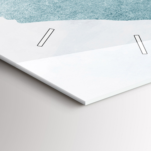 Reloj vertical Ballena abstracta - espejomat.es