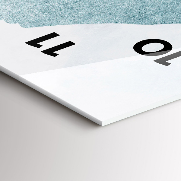 Reloj vertical Ballena abstracta - espejomat.es