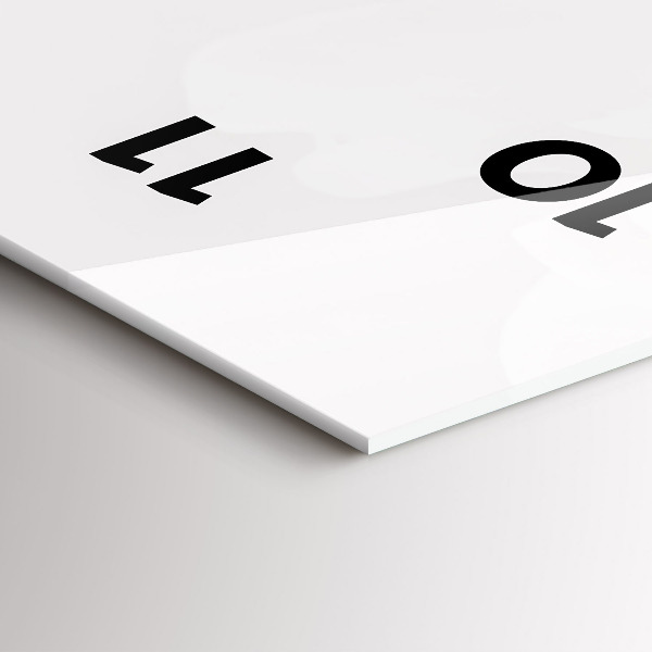 Reloj de cristal vertical Flores de peonía - espejomat.es