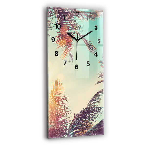 Reloj vertical Palmeras tropicales - espejomat.es