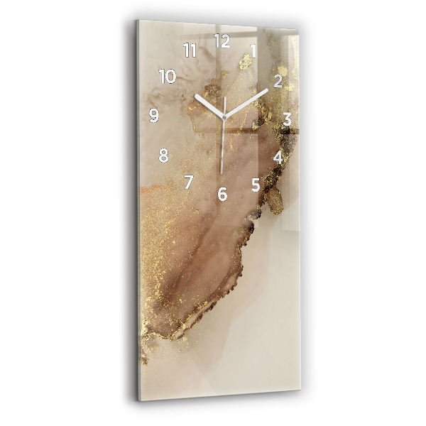 Reloj vertical Arte moderno beige - espejomat.es