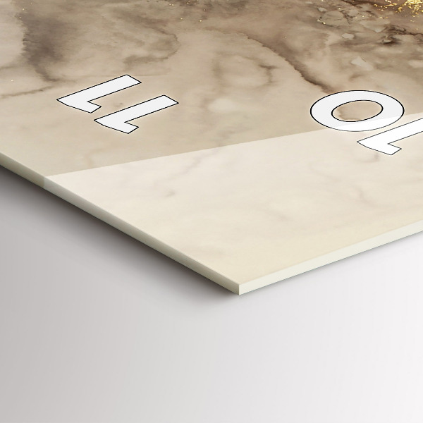 Reloj vertical Arte moderno beige - espejomat.es