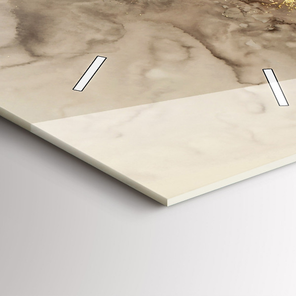 Reloj vertical Arte moderno beige - espejomat.es