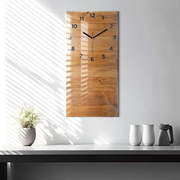 Reloj vertical Tablas de madera - espejomat.es