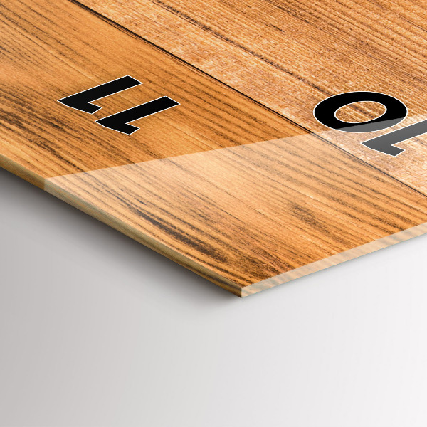 Reloj vertical Tablas de madera - espejomat.es