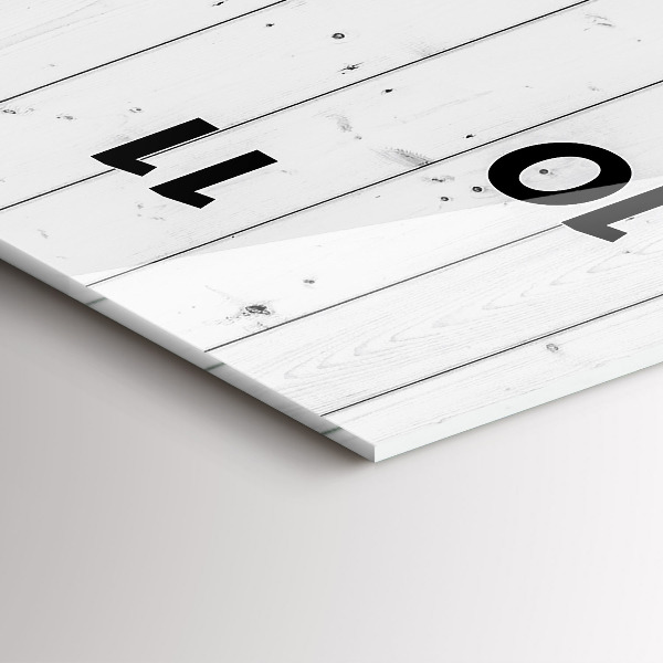 Reloj de cristal vertical Patrón de paneles de madera - espejomat.es