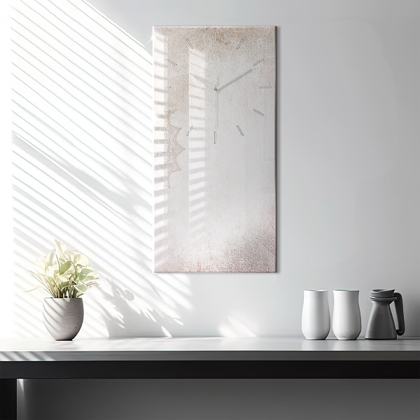 Reloj vertical Patrón decorativo - espejomat.es