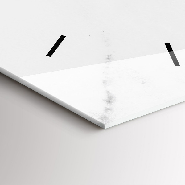 Reloj de vidrio vertical Elegante mármol - espejomat.es