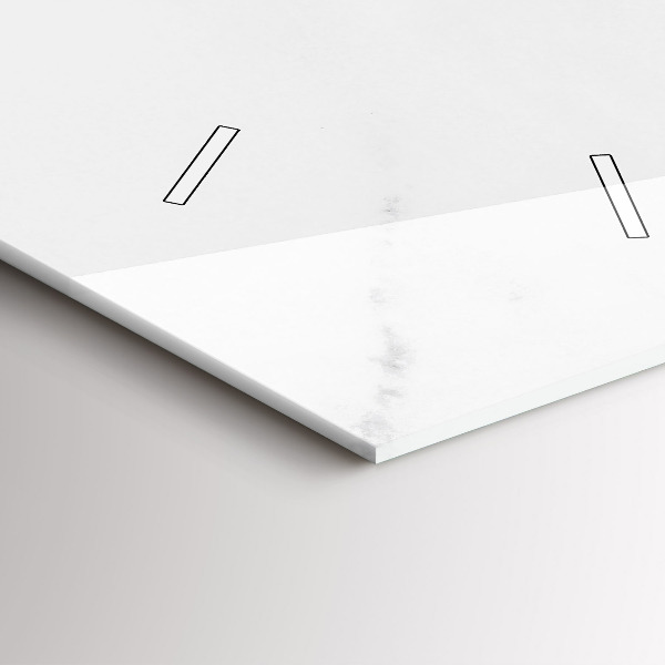 Reloj de vidrio vertical Elegante mármol - espejomat.es