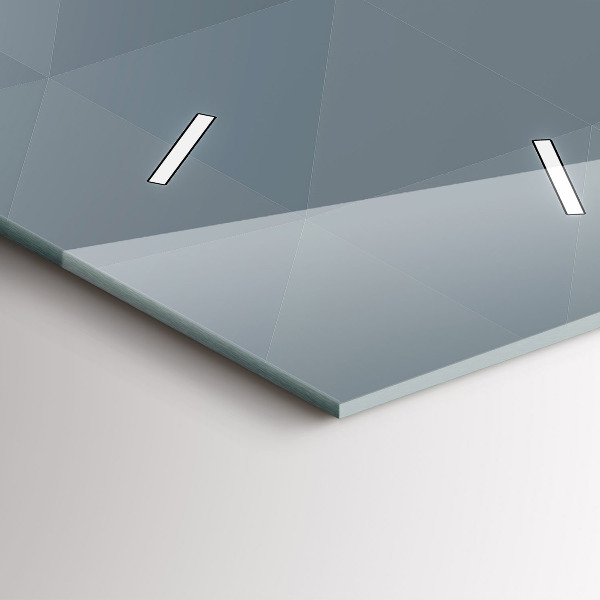 Reloj vertical Abstracción gris - espejomat.es