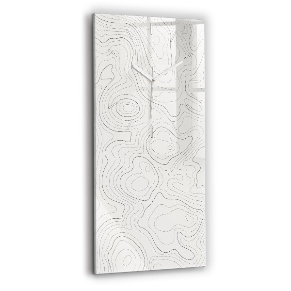 Reloj vertical Manchas abstractas - espejomat.es