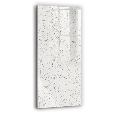 Reloj vertical Manchas abstractas - espejomat.es