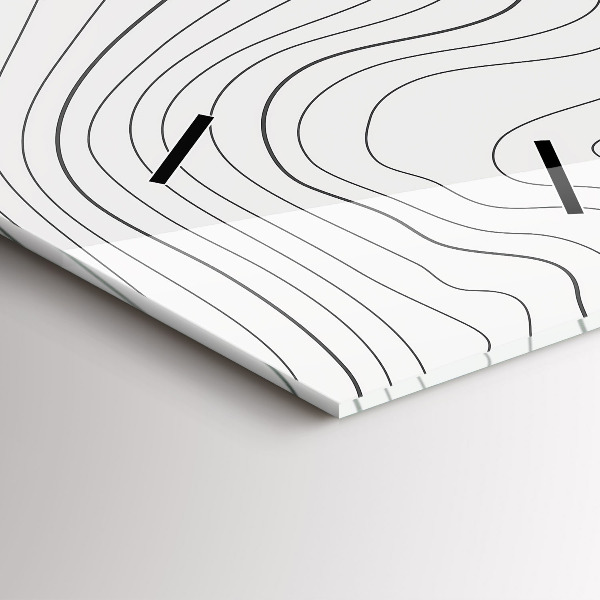 Reloj vertical Manchas abstractas - espejomat.es