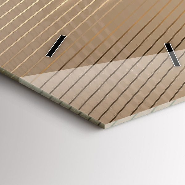 Reloj de cristal vertical Luz abstracta - espejomat.es