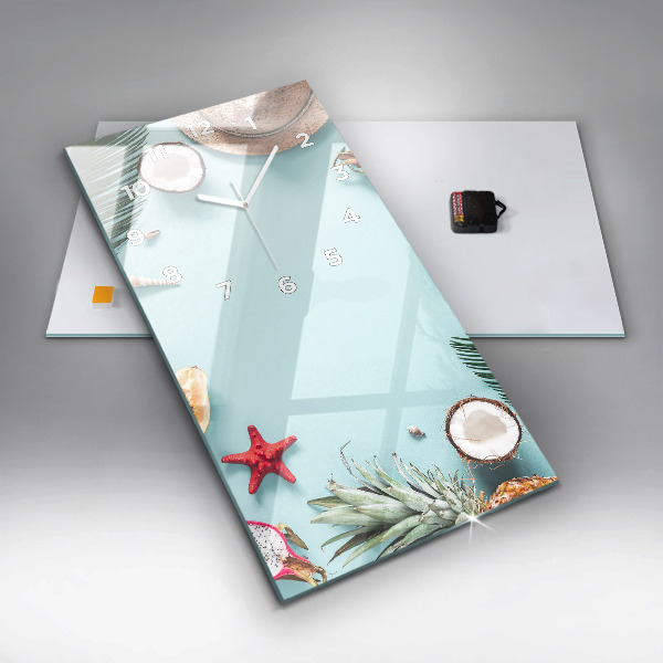 Reloj vertical Composición de verano - espejomat.es