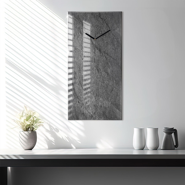 Reloj vertical Roca volcánica - espejomat.es
