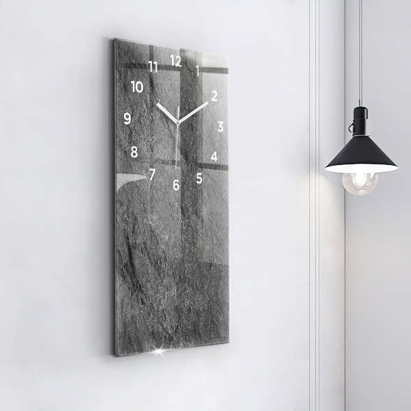 Reloj vertical Roca volcánica - espejomat.es