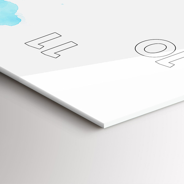 Reloj vertical Manchas pintadas - espejomat.es