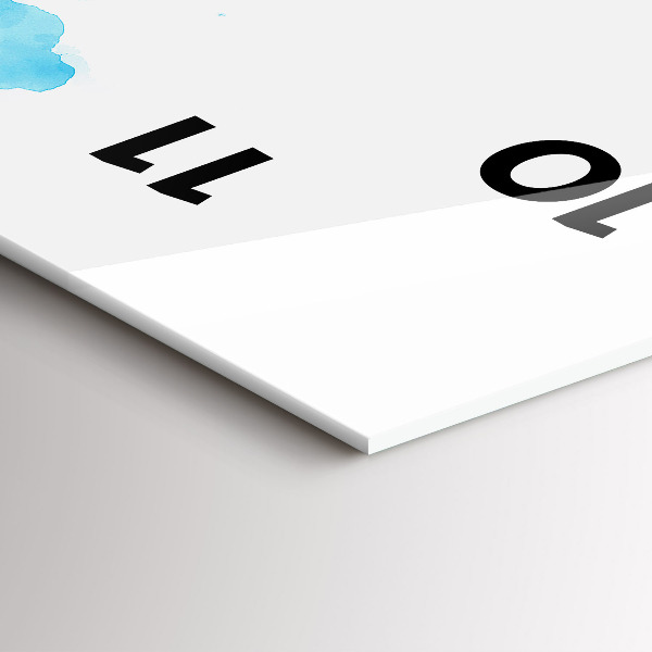 Reloj vertical Manchas pintadas - espejomat.es