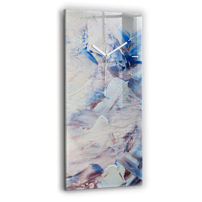 Reloj de cristal vertical Textura de pintura abstracta - espejomat.es