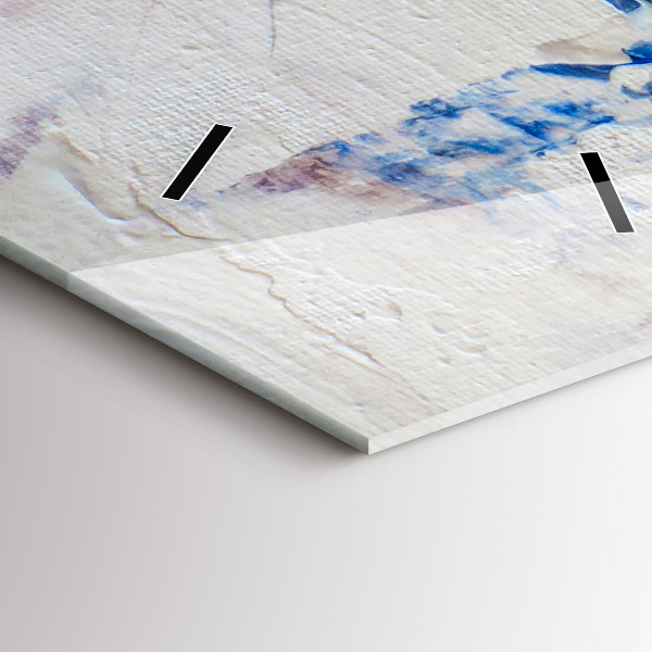 Reloj de cristal vertical Textura de pintura abstracta - espejomat.es