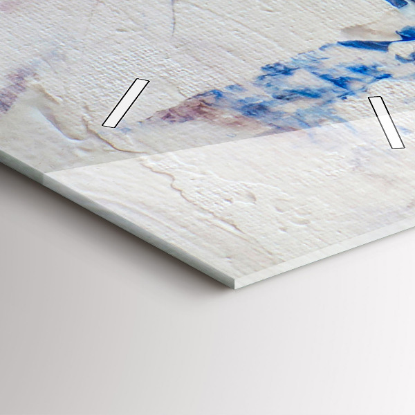 Reloj de cristal vertical Textura de pintura abstracta - espejomat.es