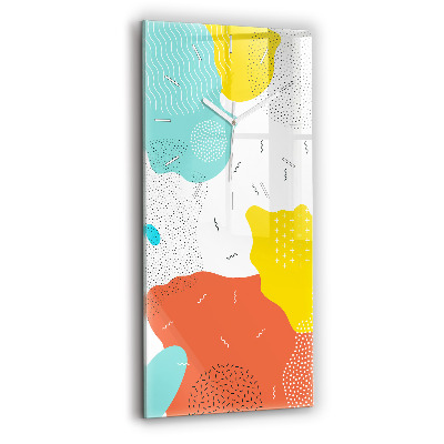 Reloj vertical Abstracción POP - espejomat.es