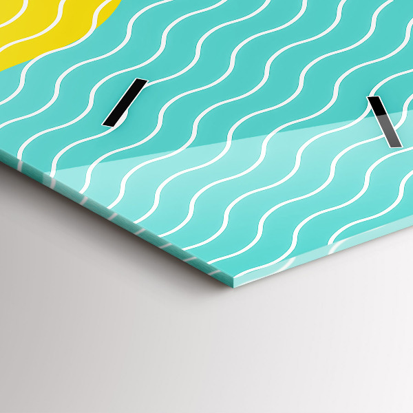 Reloj vertical Abstracción POP - espejomat.es