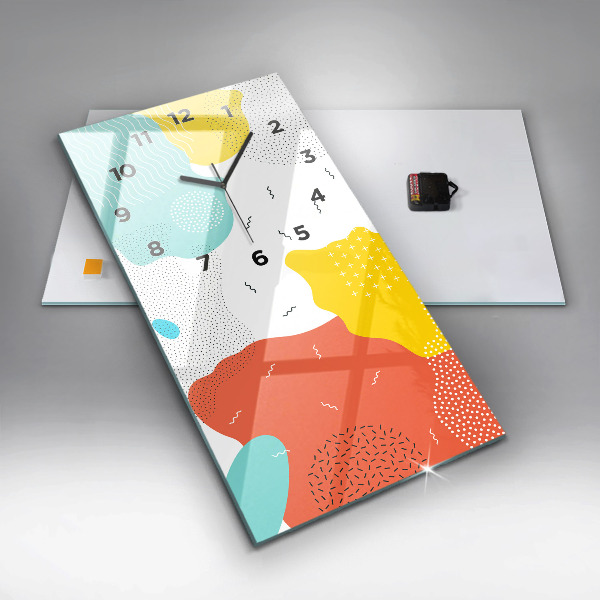 Reloj vertical Abstracción POP - espejomat.es