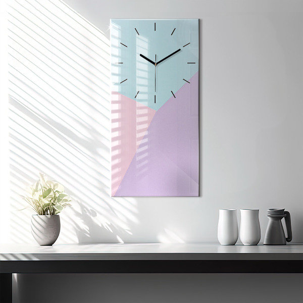 Reloj vertical Patrón pastel - espejomat.es