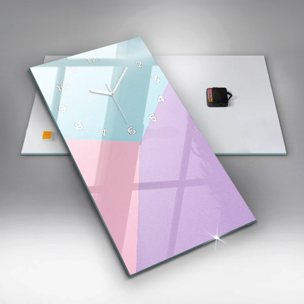 Reloj vertical Patrón pastel - espejomat.es