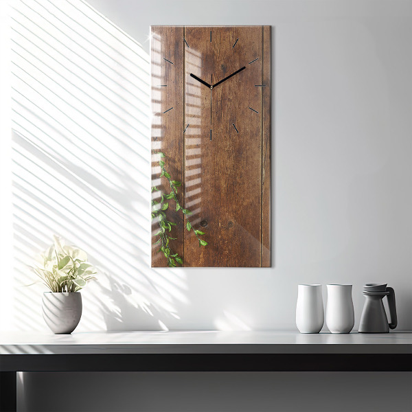 Reloj vertical Madera rústica - espejomat.es