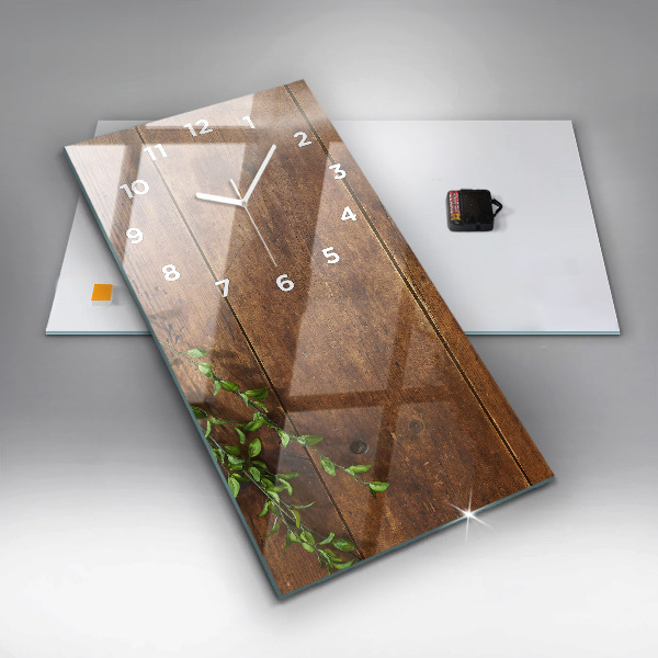 Reloj vertical Madera rústica - espejomat.es