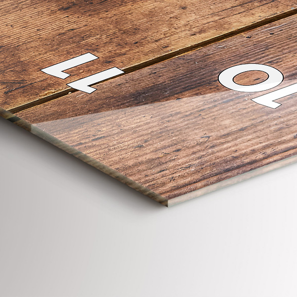 Reloj vertical Madera rústica - espejomat.es