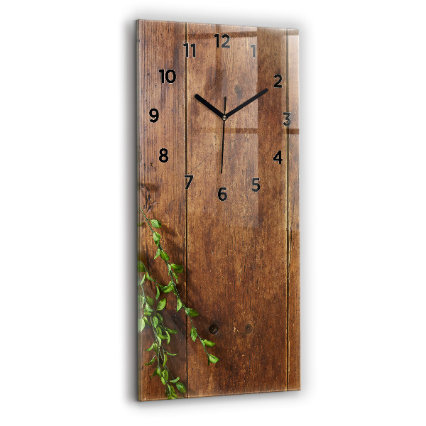 Reloj vertical Madera rústica - espejomat.es