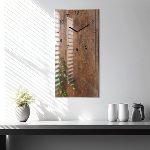 Reloj vertical Madera rústica - espejomat.es