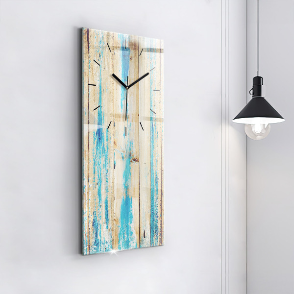 Reloj vertical Madera rayada - espejomat.es