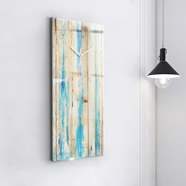 Reloj vertical Madera rayada - espejomat.es