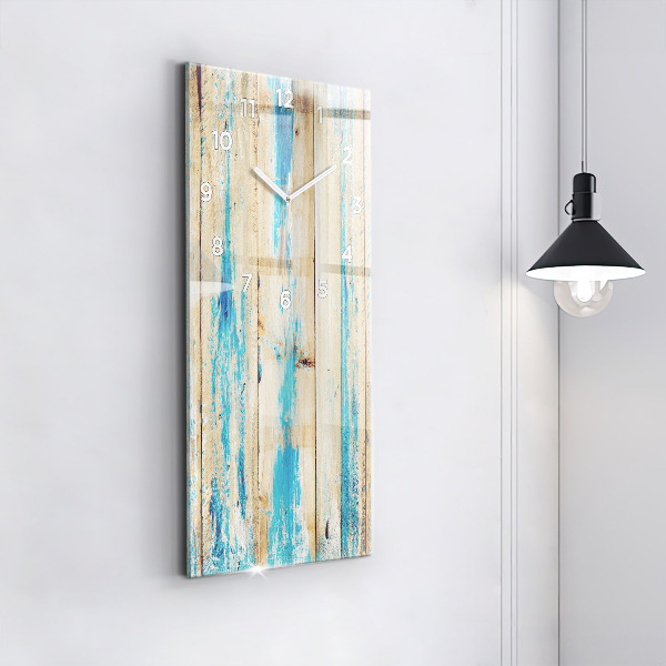 Reloj vertical Madera rayada - espejomat.es