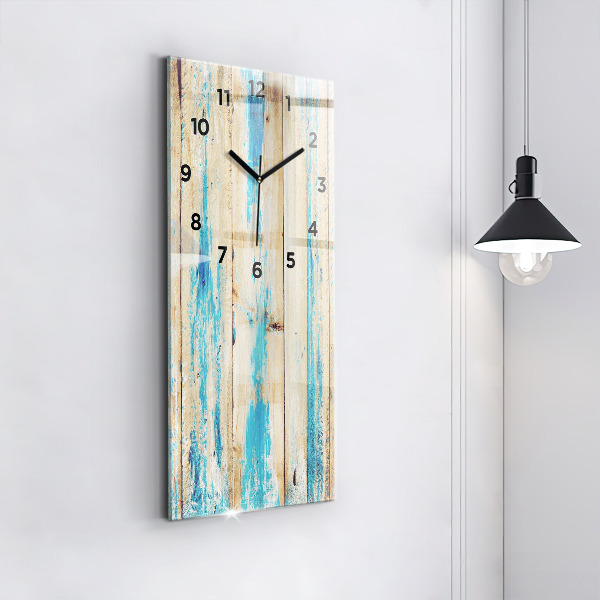 Reloj vertical Madera rayada - espejomat.es