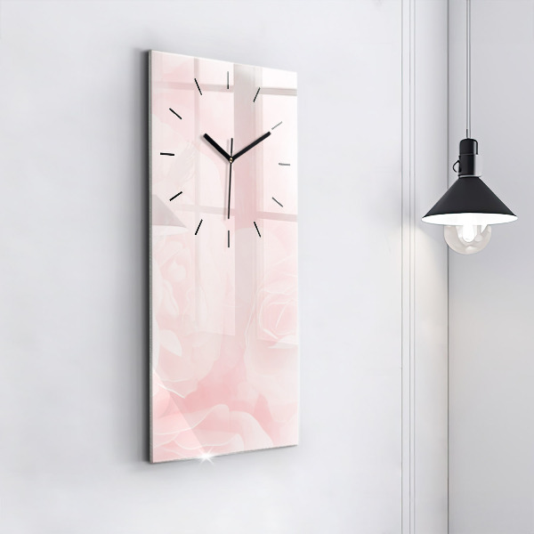 Reloj vertical Rosas en flor - espejomat.es