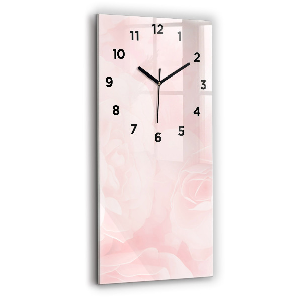 Reloj vertical Rosas en flor - espejomat.es