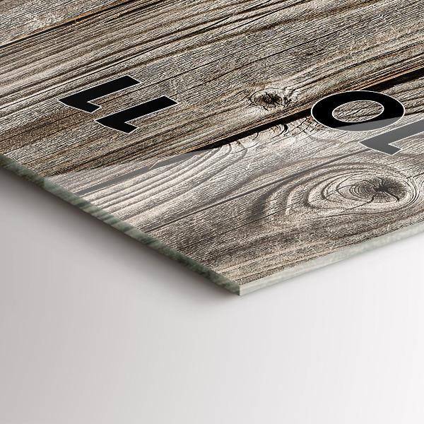 Reloj vertical Girasoles en las tablas - espejomat.es