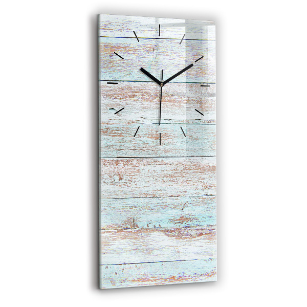 Reloj vertical Madera en colores pastel - espejomat.es