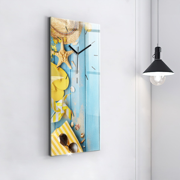 Reloj de vidrio vertical Accesorios de playa y tablas - espejomat.es