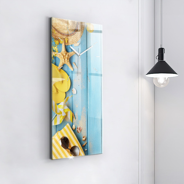 Reloj de vidrio vertical Accesorios de playa y tablas - espejomat.es