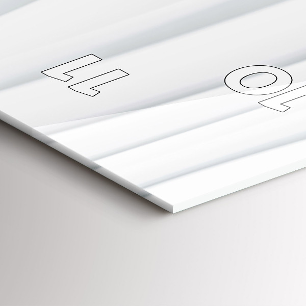 Reloj vertical Textura de olas - espejomat.es