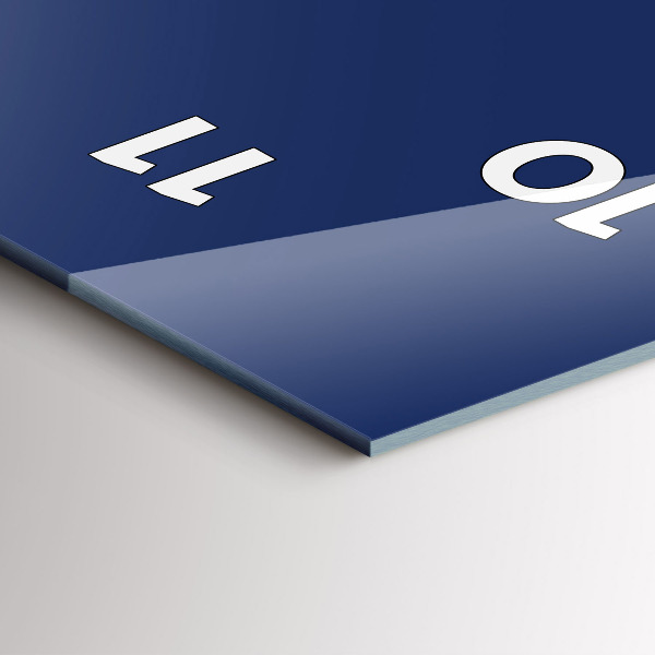 Reloj vertical Azul marino - espejomat.es